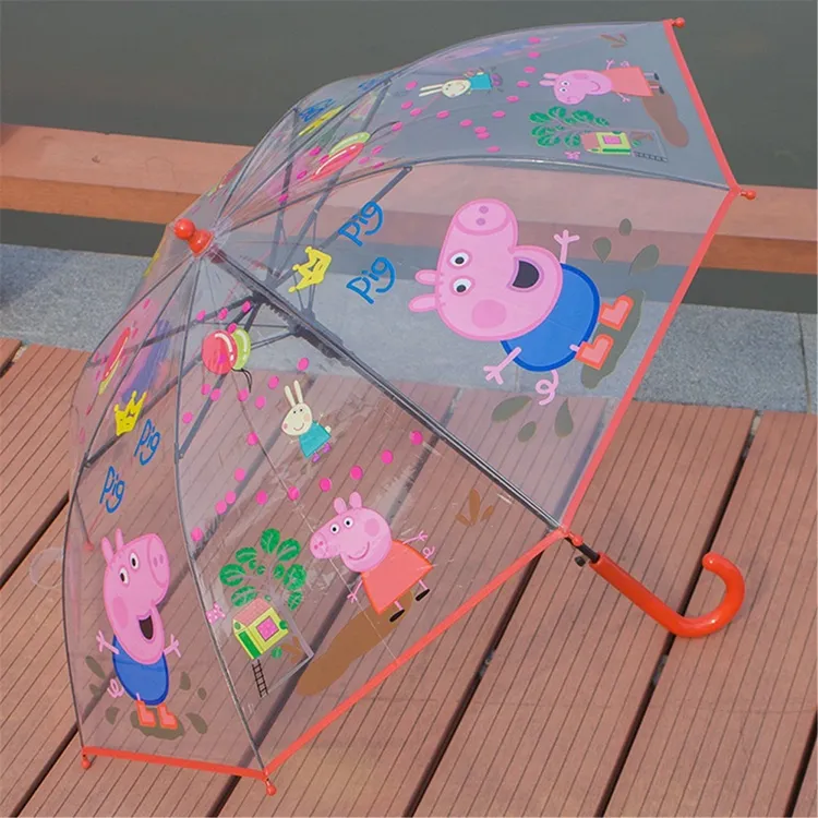 Peppa Pig Auto Transparent Kids зонтик